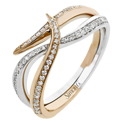 Right Hand Ring in 18k Gold with Diamonds