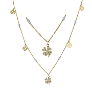 Necklace in 18k Gold with Diamonds