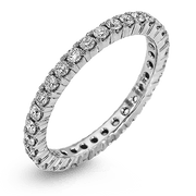 Bague d'anniversaire ZR37 en or 14 carats avec diamants