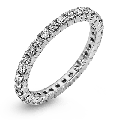 Bague d'anniversaire ZR37 en or 14 carats avec diamants