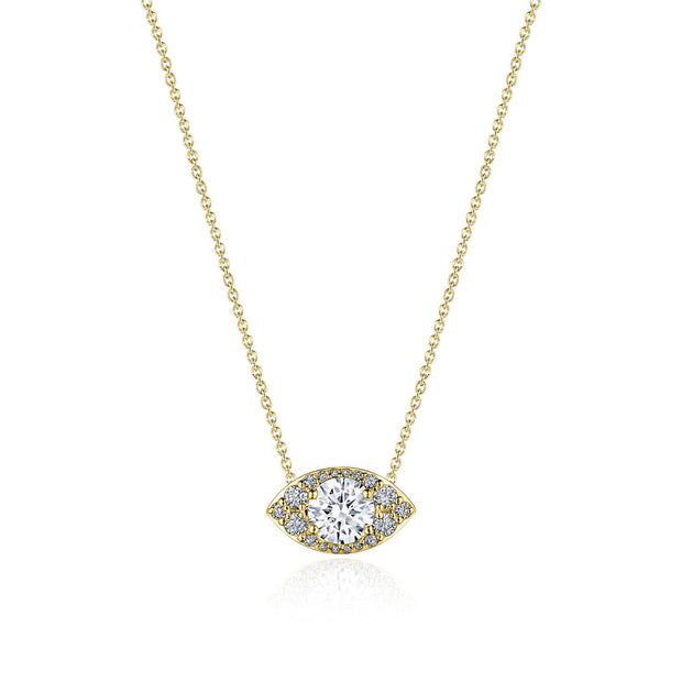 17"" Marquise Bloom Diamond Necklace