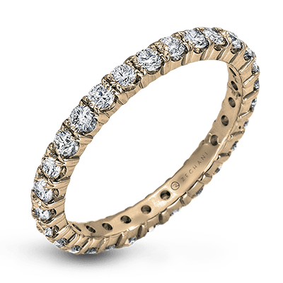 Bague d'anniversaire ZR38 en or 14 carats avec diamants