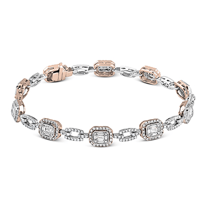 Bracelet en or 18 carats avec diamants