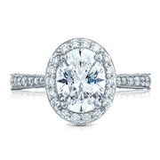 Oval Bloom Engagement Ring