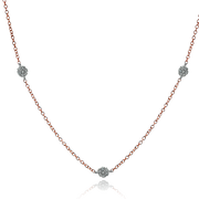 Necklace in 18k Gold with Diamonds