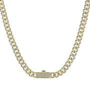 Necklace in 14k Gold with Diamonds