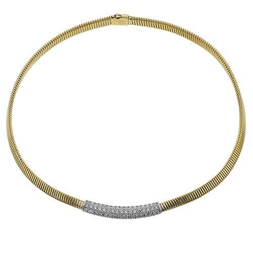 Choker in 18k Gold with Diamonds