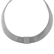 Choker in 18k Gold with Diamonds