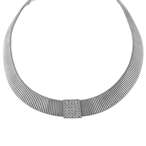 Choker in 18k Gold with Diamonds