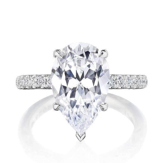 Pear Solitaire Engagement Ring