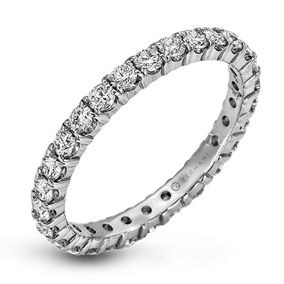 Bague d'anniversaire ZR38 en or 14 carats avec diamants