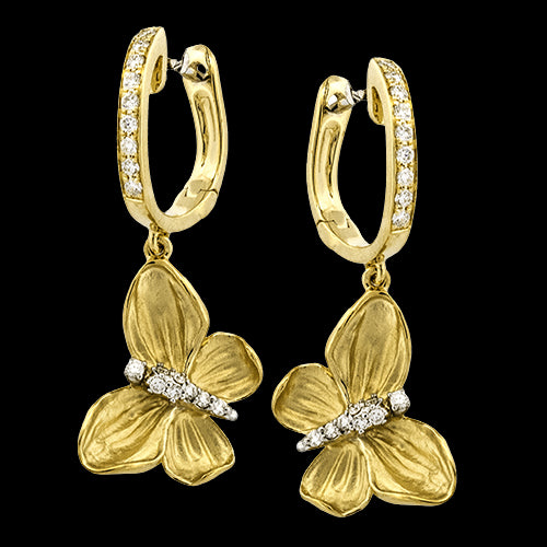 Earring in 18k Gold with Diamonds