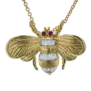 Pendant in 18k Gold with Diamonds