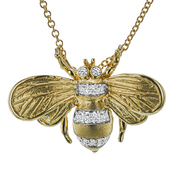 Pendant in 18k Gold with Diamonds