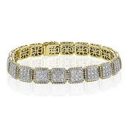 Bracelet en or 18 carats avec diamants