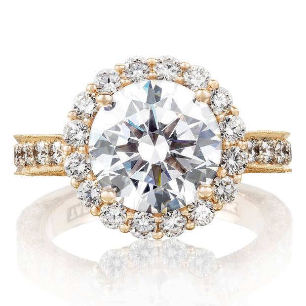 Round Bloom Engagement Ring