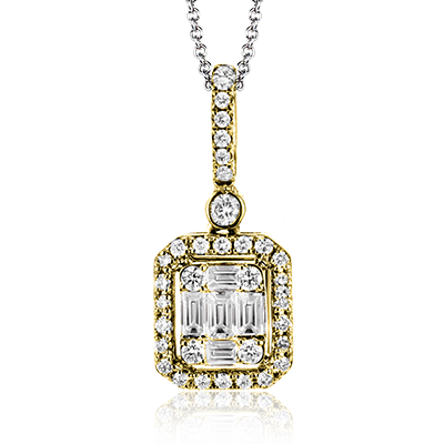 Pendentif ZP1051 en or 14 carats avec diamants