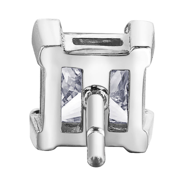 Princess Cut Canadian Diamond Stud Earrings