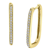 Rectangular Hoop Earrings
