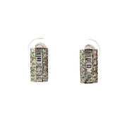 Vintage Baguette Diamond Stud Earrings