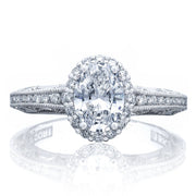 Oval Bloom Engagement Ring