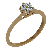 ZR1727 Wedding Set in 14k Gold with Diamonds