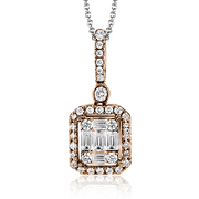 ZP1051 Pendant in 14k Gold with Diamonds