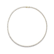 Pear Diamond Tennis Necklace