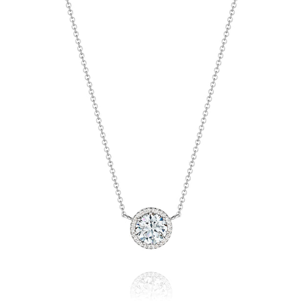 Pendentif Tacori Bloom rond avec diamants