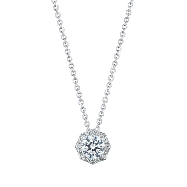 Art Deco Bloom Diamond Necklace