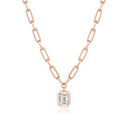 Petite Diamond Link Necklace - 1.54ct