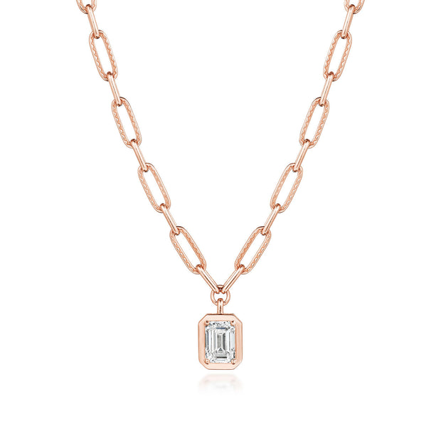 Petite Diamond Link Necklace - 1.54ct