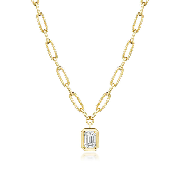 Petite Diamond Link Necklace - 1.54ct