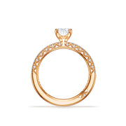 Tacori Petite Crescent Oval Engagement Ring Setting
