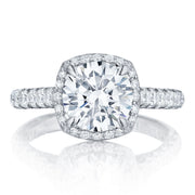 Round Bloom Engagement Ring
