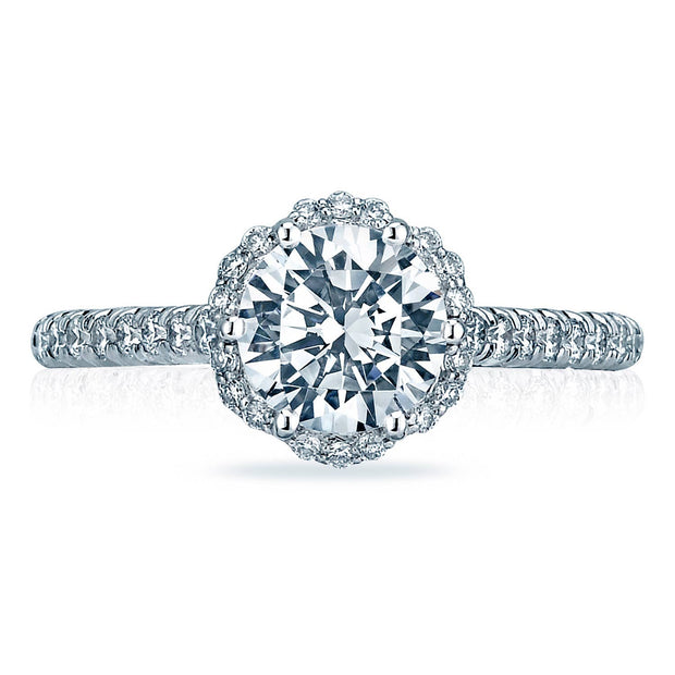 Round Bloom Engagement Ring