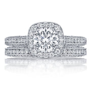 Round Bloom Engagement Ring