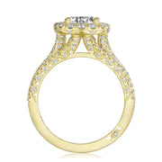 Round Bloom Engagement Ring