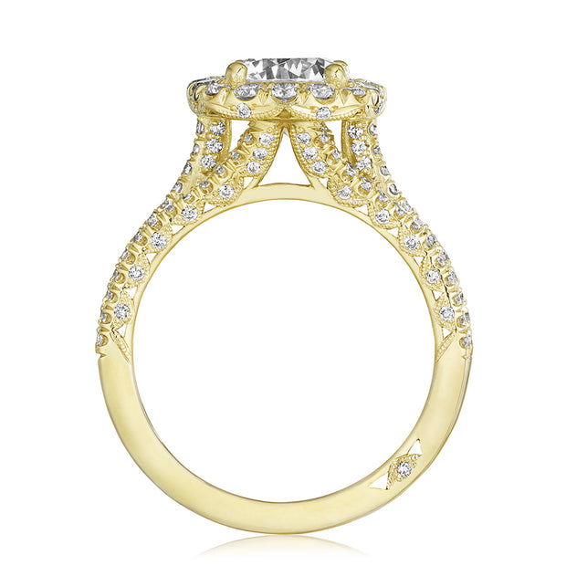 Round Bloom Engagement Ring