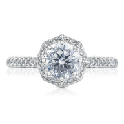 Round Bloom Engagement Ring