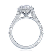 Round Bloom Engagement Ring