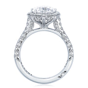 Round Bloom Engagement Ring
