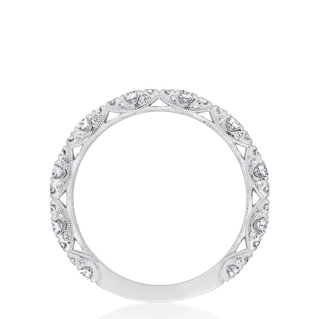 Marquise Shape Design Detail Wedding Band
