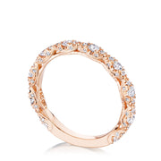 Marquise Shape Design Detail Wedding Band
