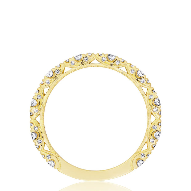 Marquise Shape Design Detail Wedding Band
