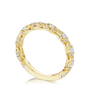 Marquise Shape Design Detail Wedding Band