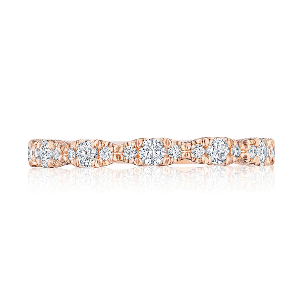 Marquise Shape Design Detail Wedding Band