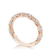 Marquise Shape Design Detail Wedding Band