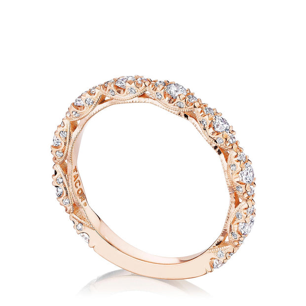 Marquise Shape Design Detail Wedding Band