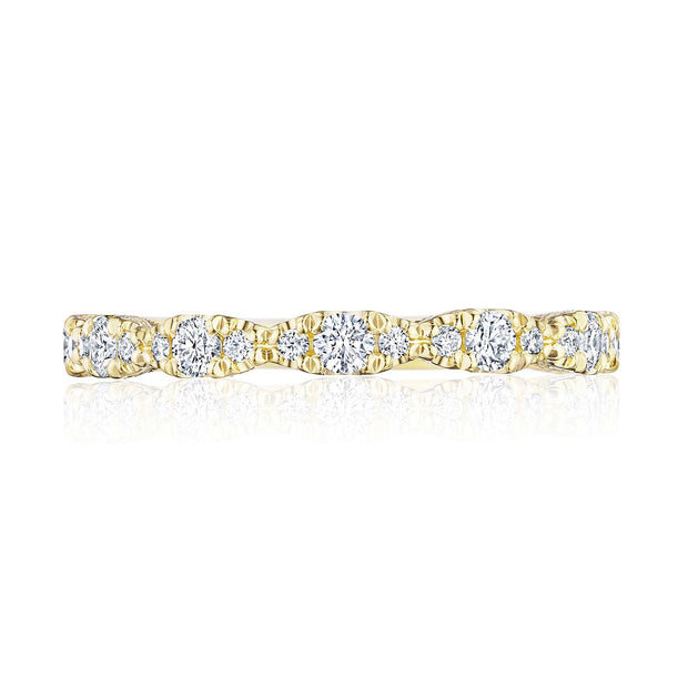 Marquise Shape Design Detail Wedding Band